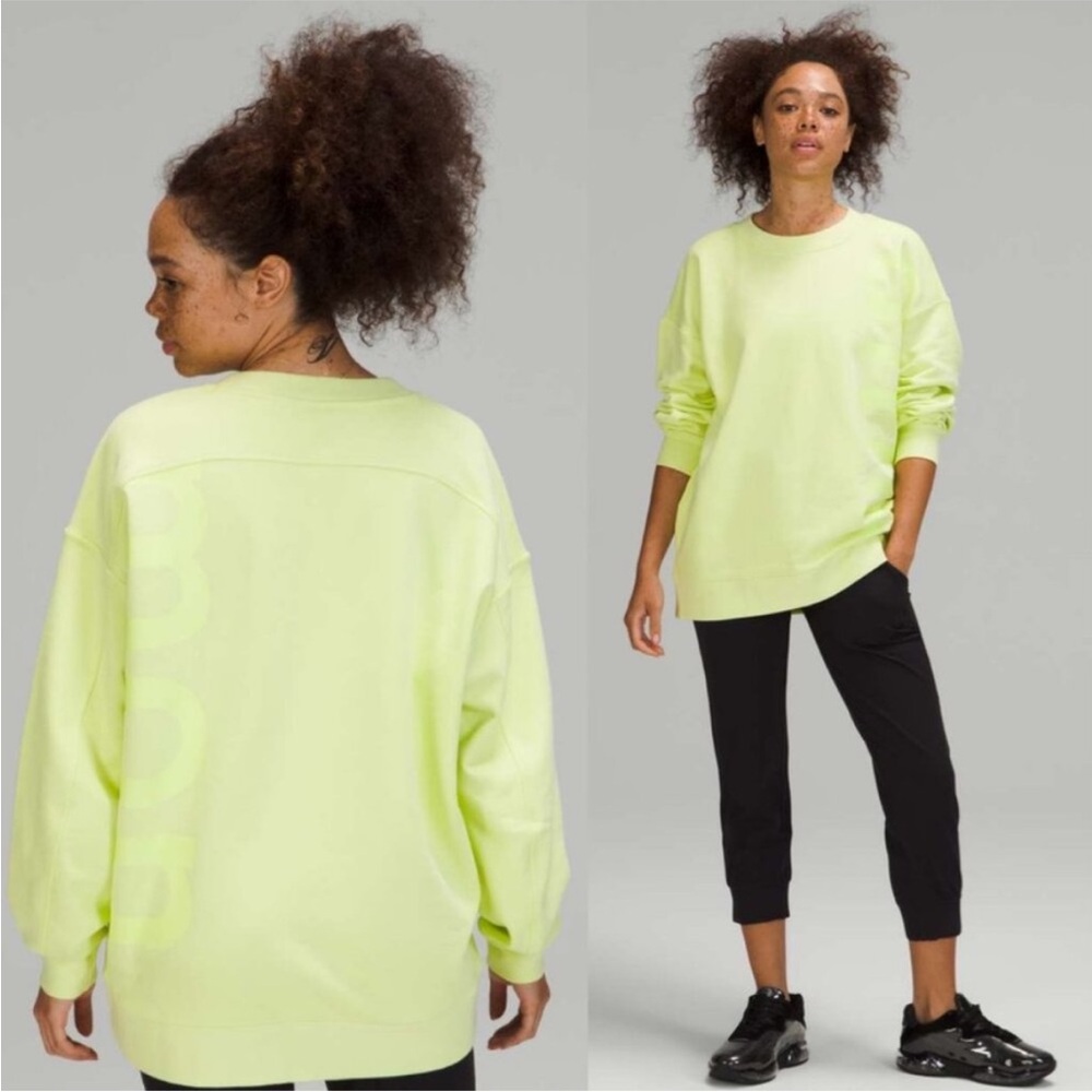 Lululemon Neon Yellow Crewneck
